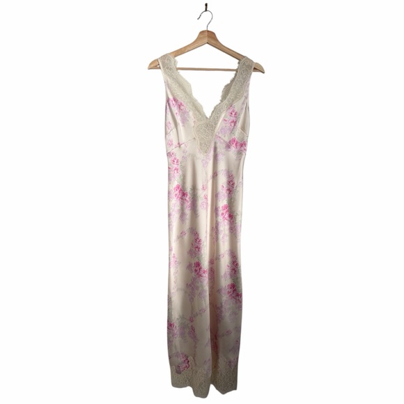 *NWT* LoveShackFancy Floral Lace Dress- Pink and Cream - Picture 4 of 7